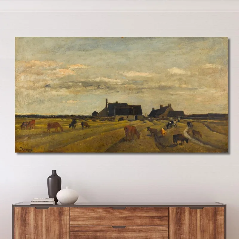 Bauernhof In Kerity Bretagne Charles François Daubigny