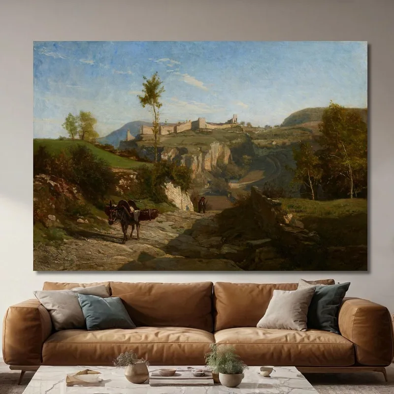 Landscape Near Crémieu Charles François Daubigny