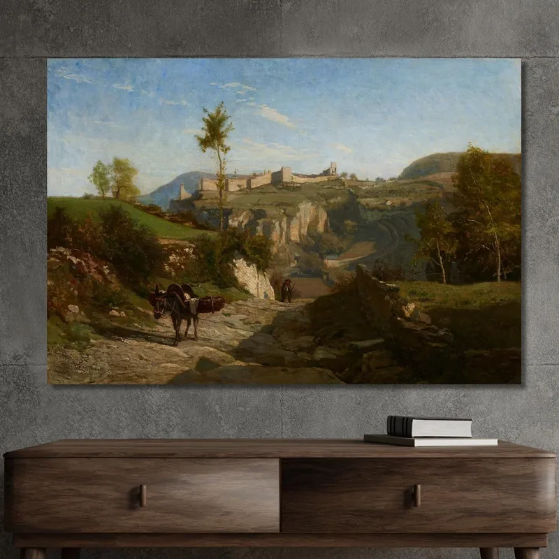 Landscape Near Crémieu Charles François Daubigny