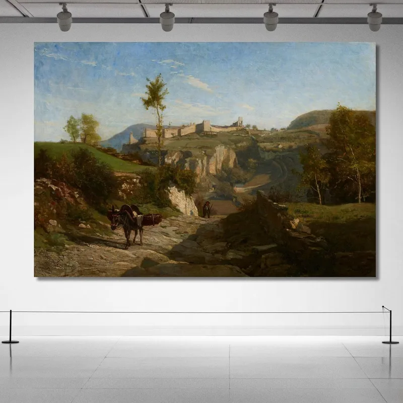 Landscape Near Crémieu Charles François Daubigny