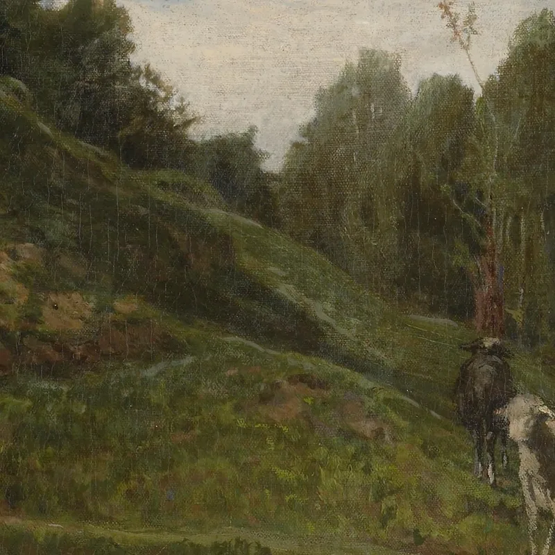 Landscape With Sheep Charles François Daubigny