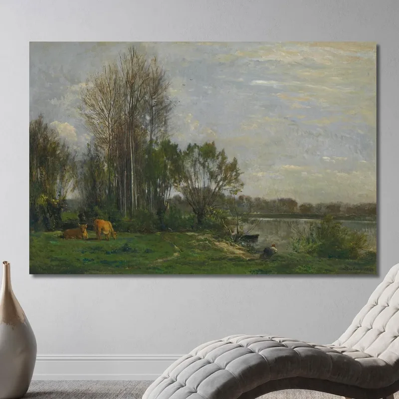 Le Sponde Dell'Oise Charles François Daubigny