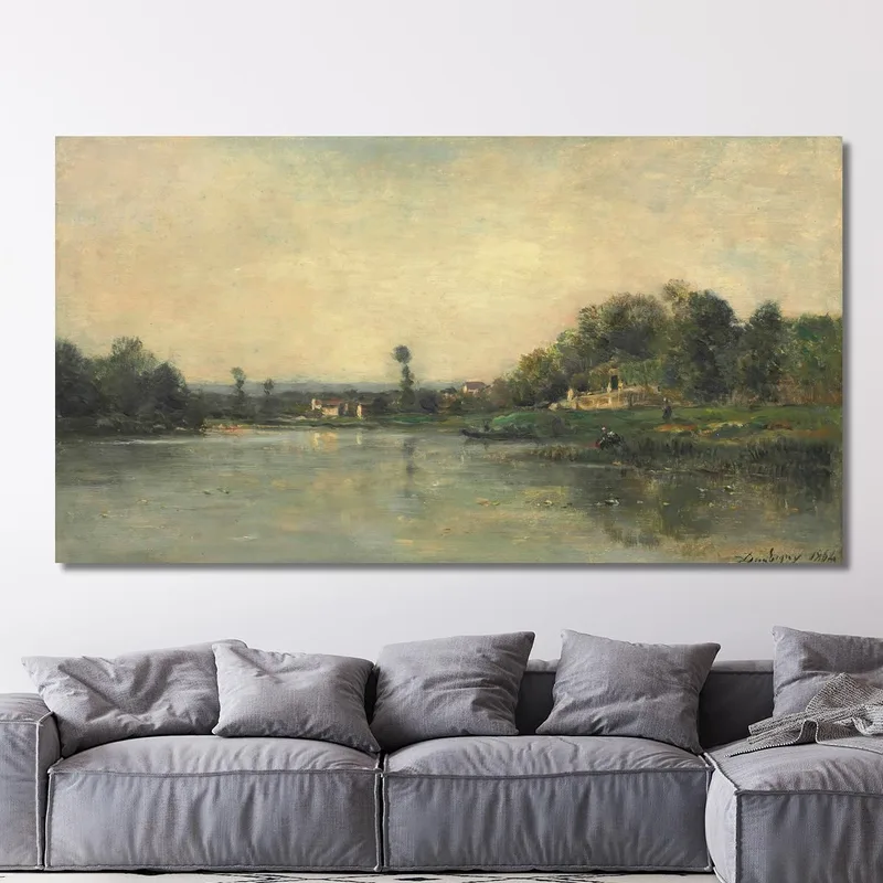 Ufer Der Oise Charles François Daubigny
