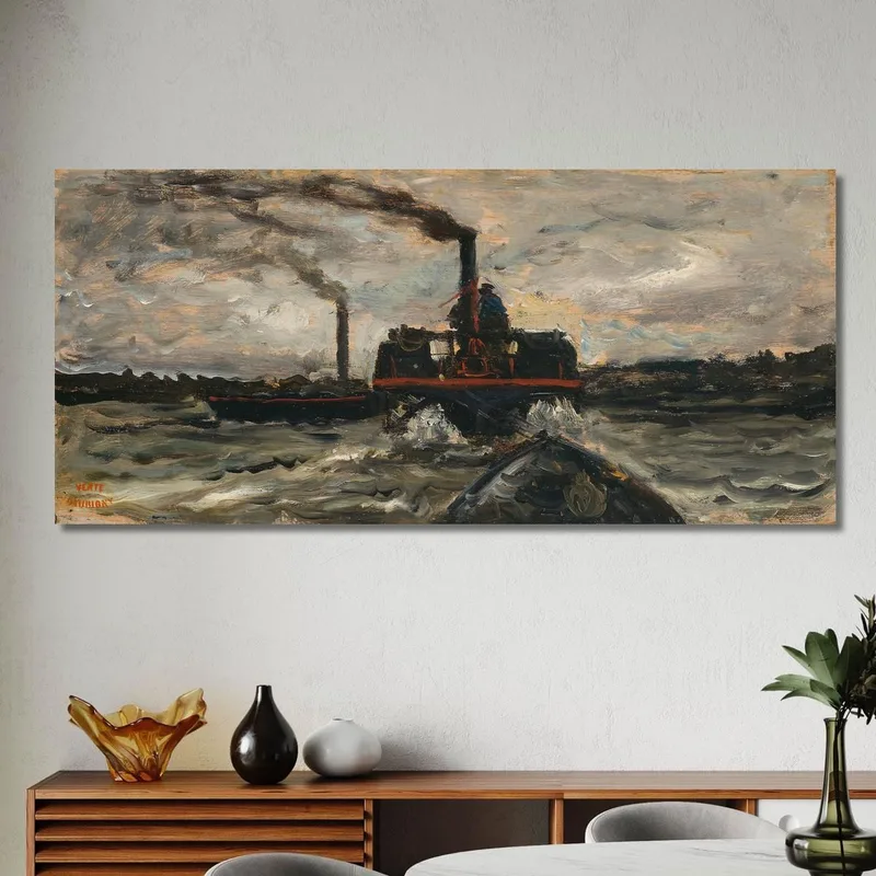 River Boat Charles François Daubigny