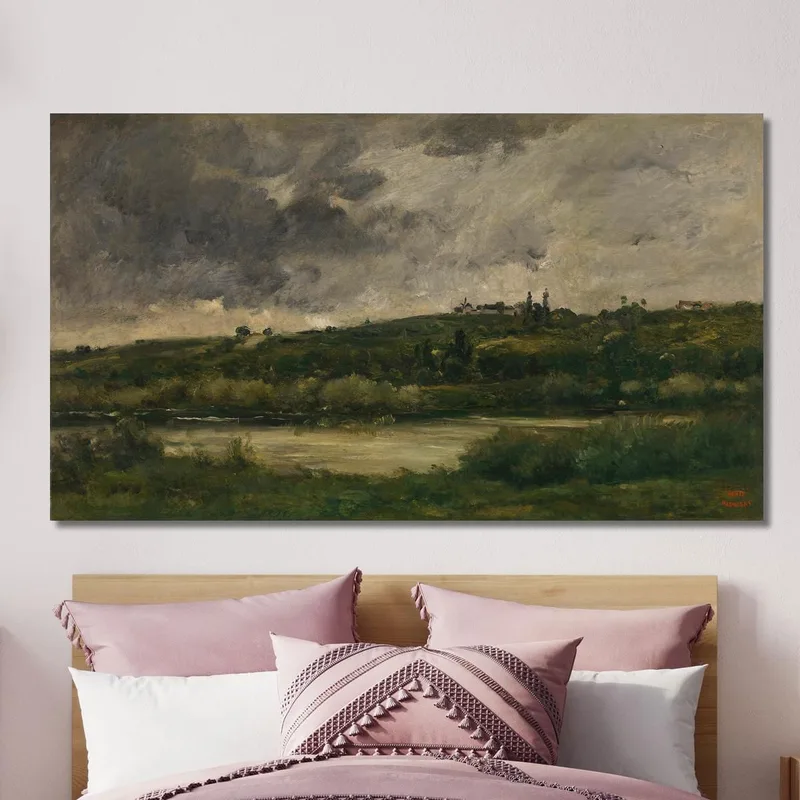 River Landscape Charles François Daubigny