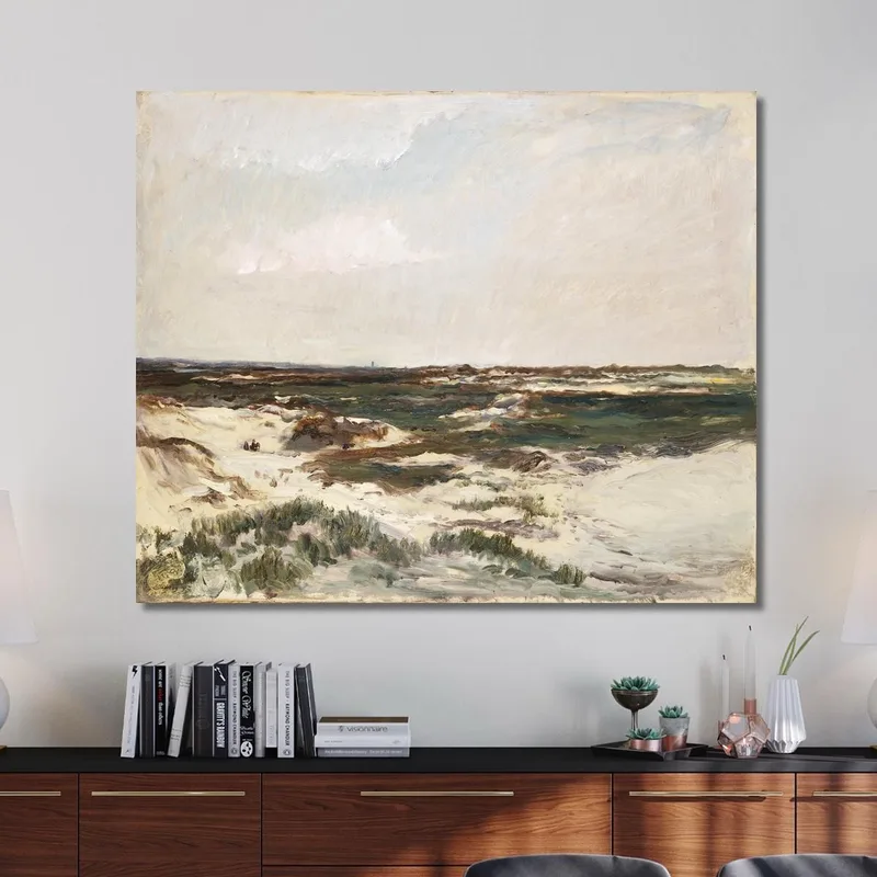 Les Dunes De Camiers Charles François Daubigny