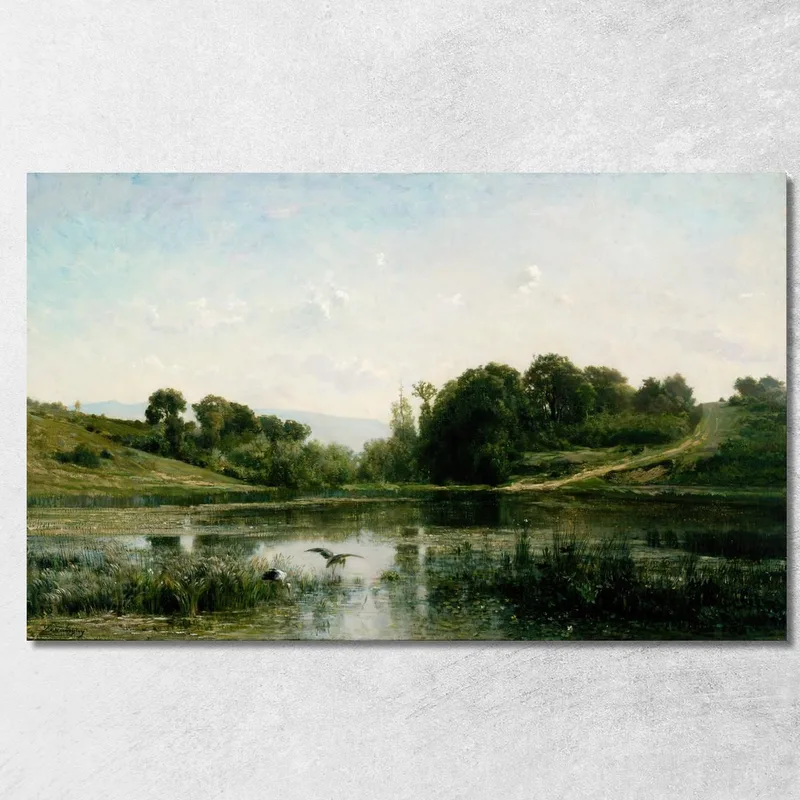 The Ponds Of Gylieu Charles François Daubigny canvas print