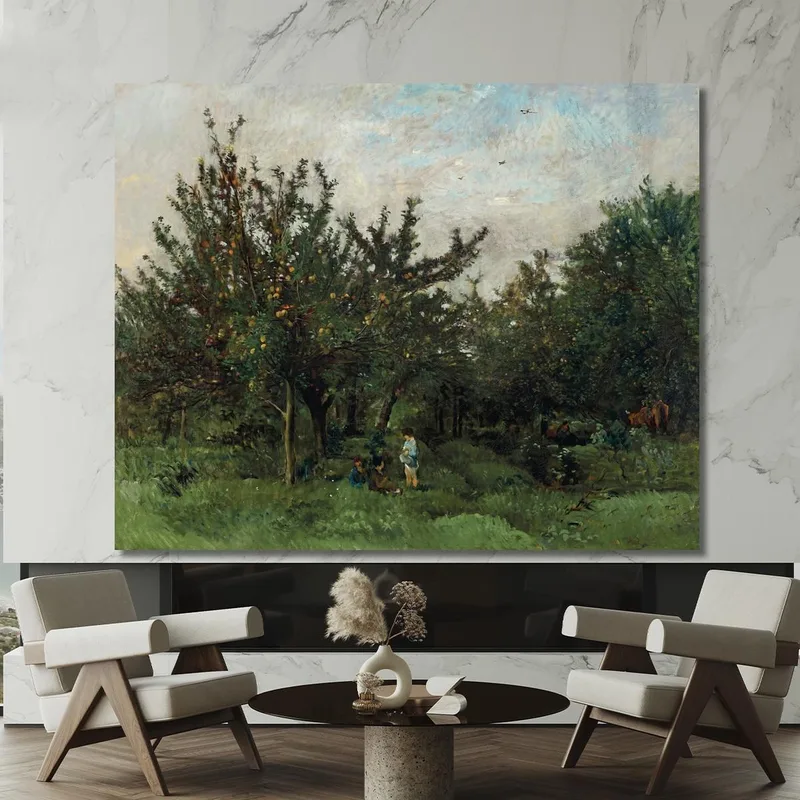 An Orchard Charles François Daubigny
