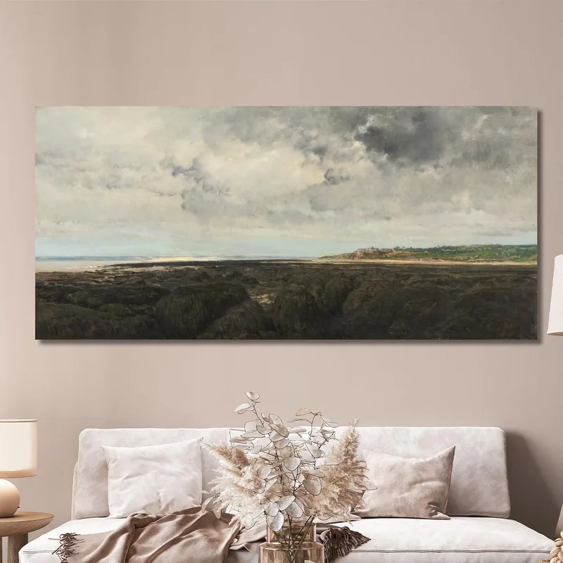 Villerville Vu Depuis Le Ratier Charles François Daubigny