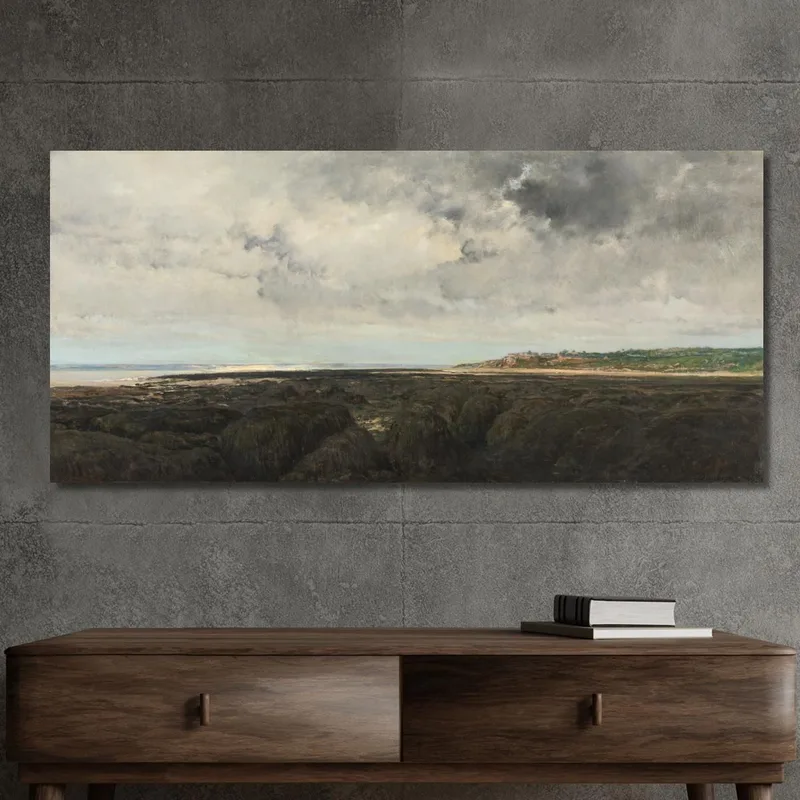 Villerville Vu Depuis Le Ratier Charles François Daubigny
