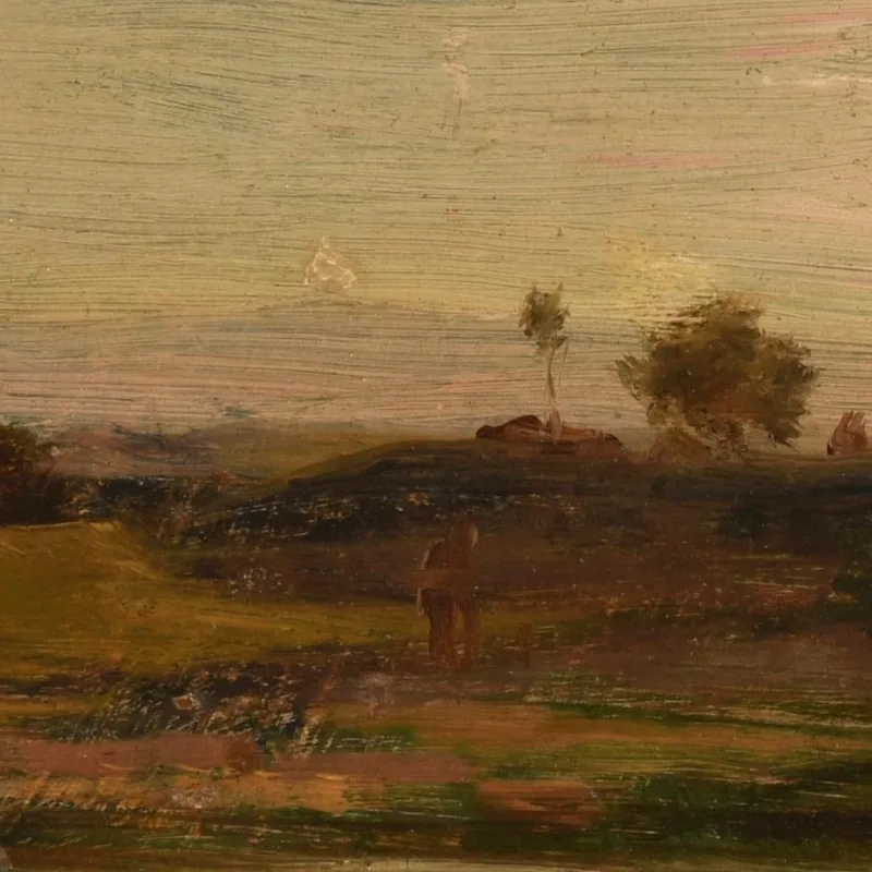 Pond At Optevoz Charles François Daubigny