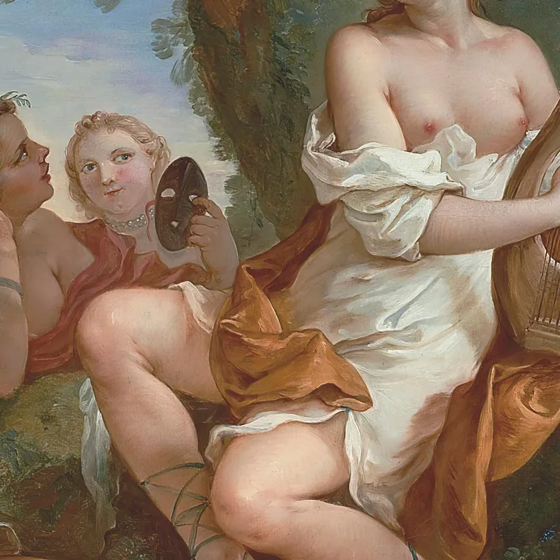 Una Personificazione Della Musica Charles-Joseph Natoire