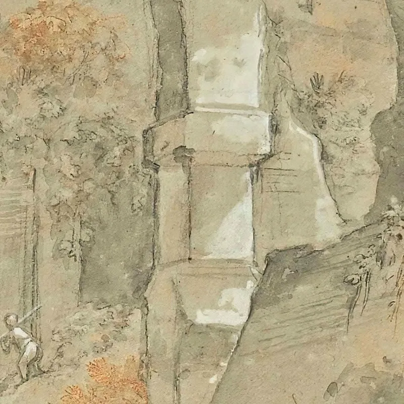Das Innere Des Kolosseums Mit Hirten Und Tieren Charles-Joseph Natoire