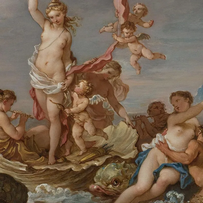 The Triumph Of Amphitrite Charles-Joseph Natoire