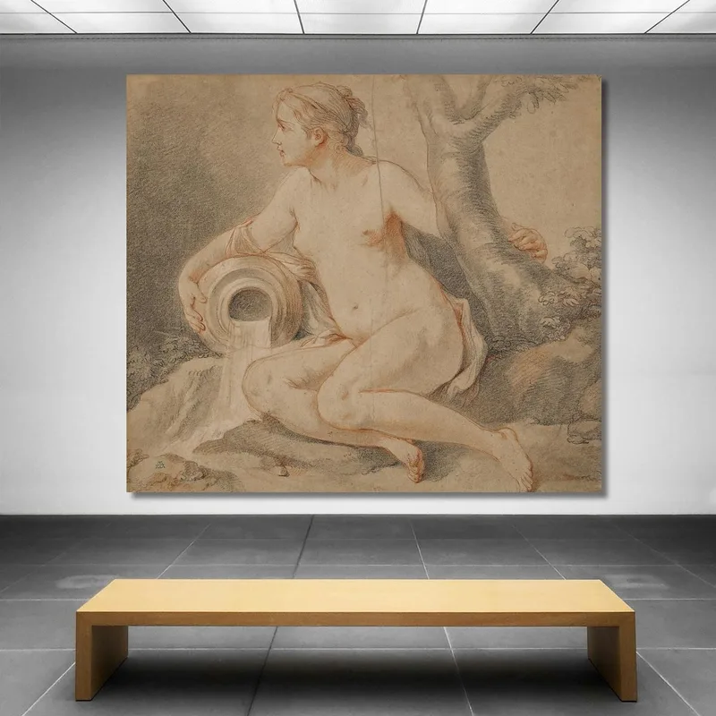 Study Of A Nymph Charles-Joseph Natoire