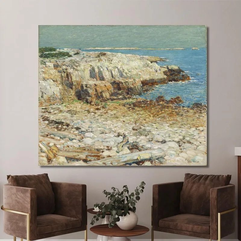 Un Promontoire Du Nord-Est Childe Hassam