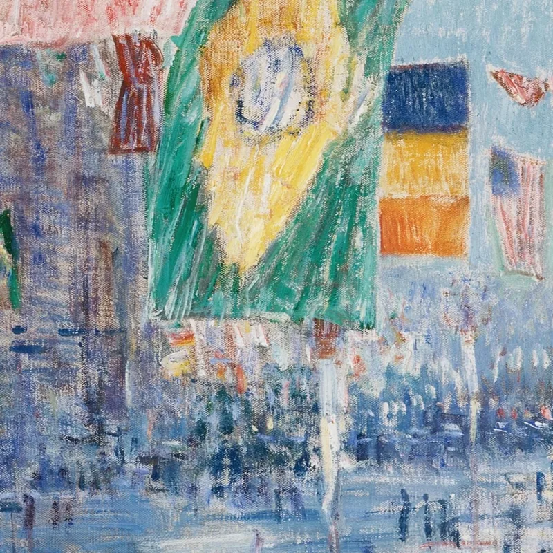 Avenue Of The Allies Brazil Belgium Childe Hassam
