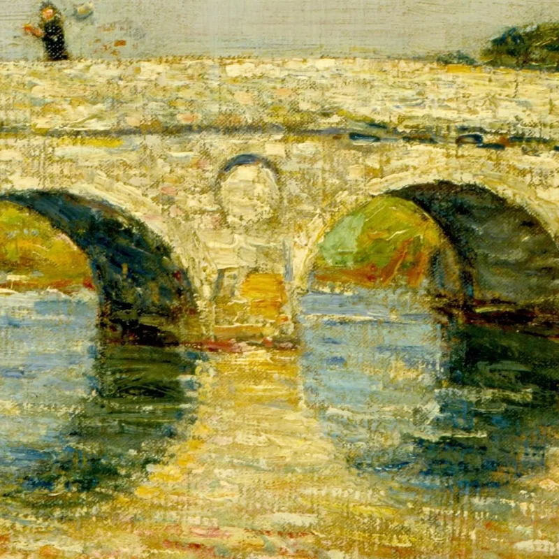 Pont Sur La Stour Childe Hassam