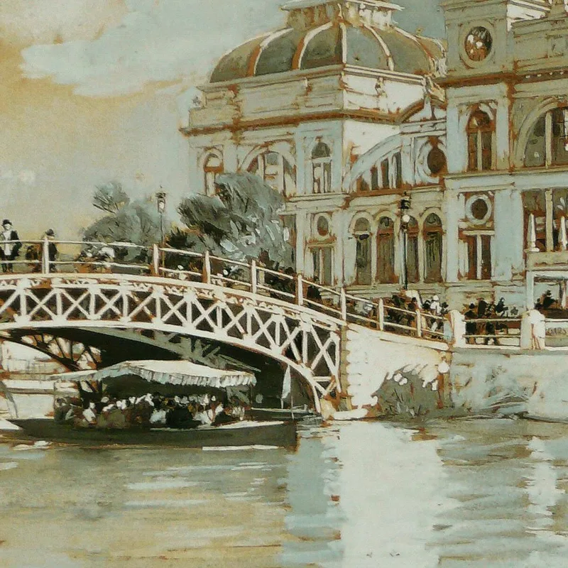 Exposición Colombina De Chicago Childe Hassam