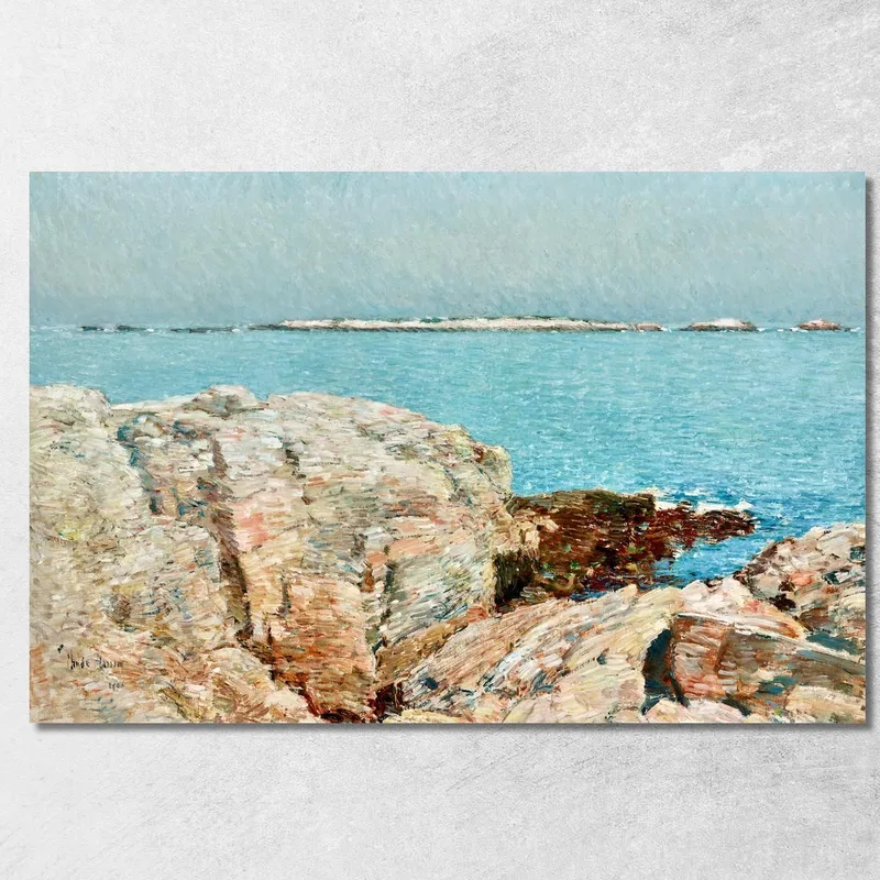 L'Île Aux Canards Childe Hassam tableau impression sur toile