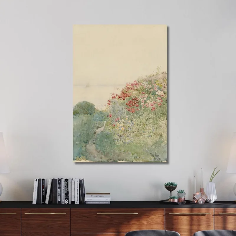 Champ De Coquelicots Isles Of Shoals Childe Hassam