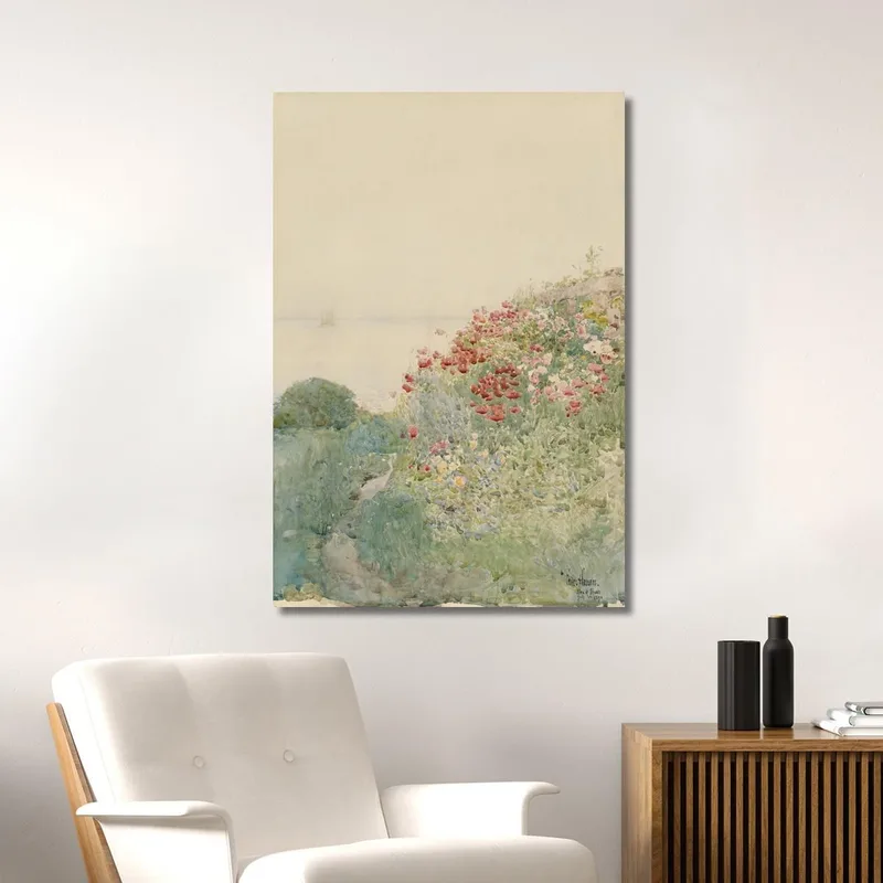 Champ De Coquelicots Isles Of Shoals Childe Hassam