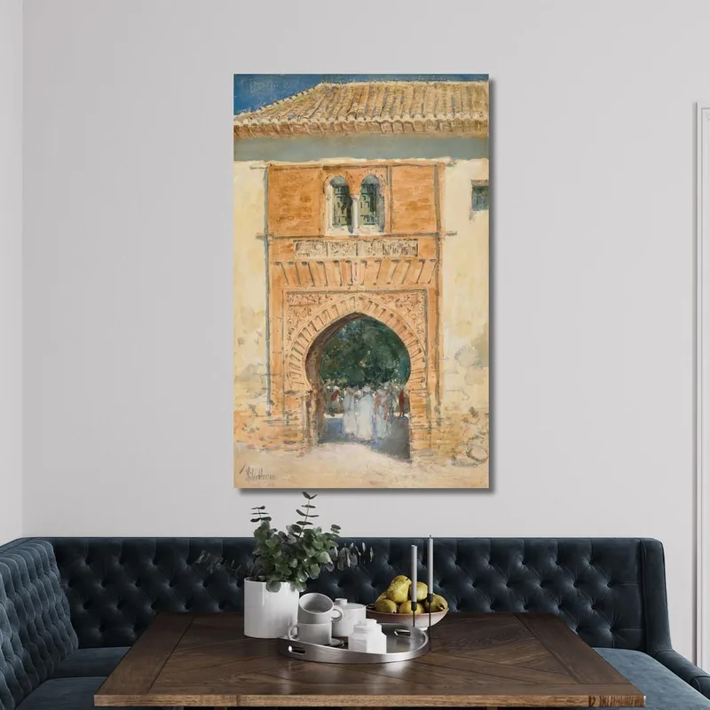 Puerta De La Alhambra Childe Hassam