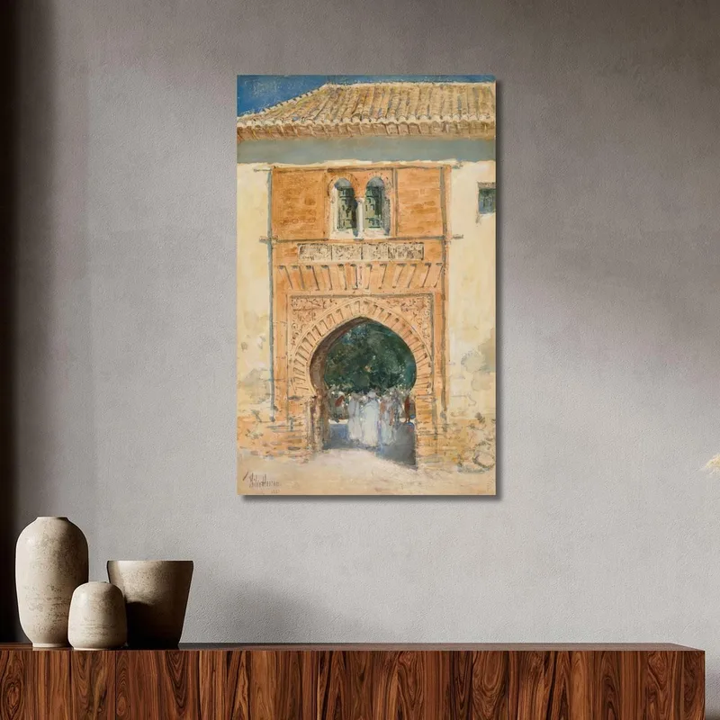 Puerta De La Alhambra Childe Hassam