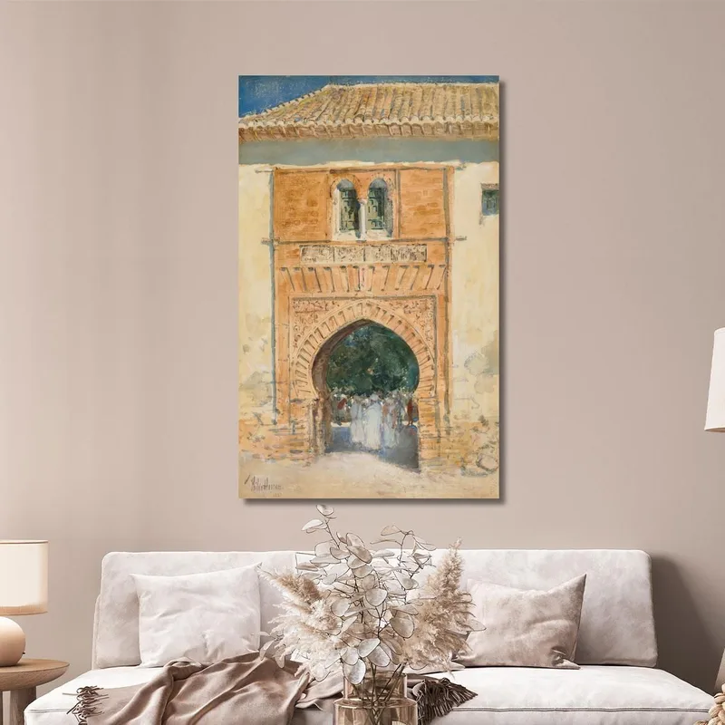 Puerta De La Alhambra Childe Hassam