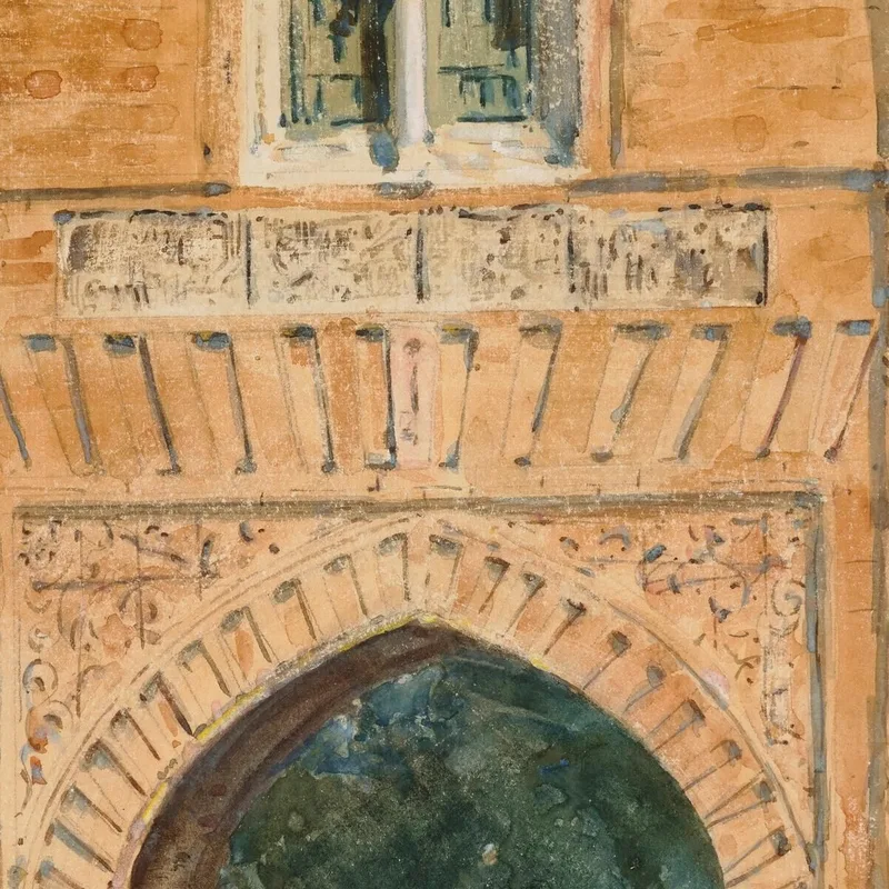 Puerta De La Alhambra Childe Hassam