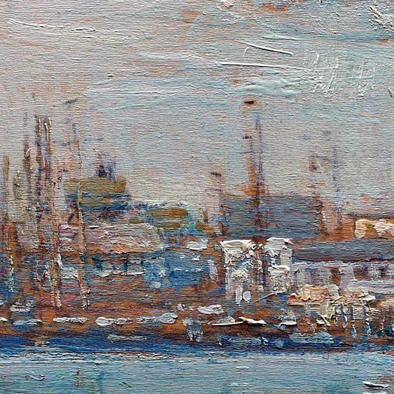 Puerto De Los Mil Mástiles Childe Hassam