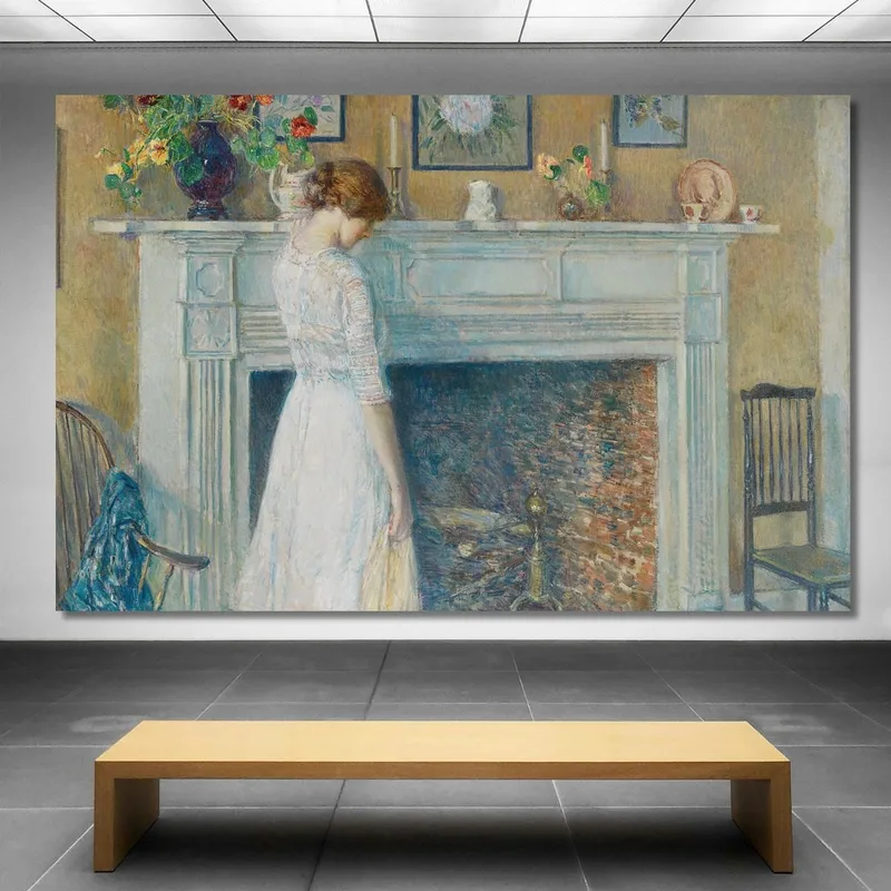 En La Casa Vieja Childe Hassam