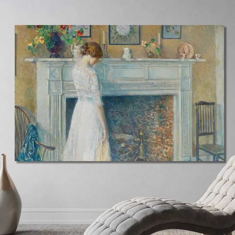 En La Casa Vieja Childe Hassam