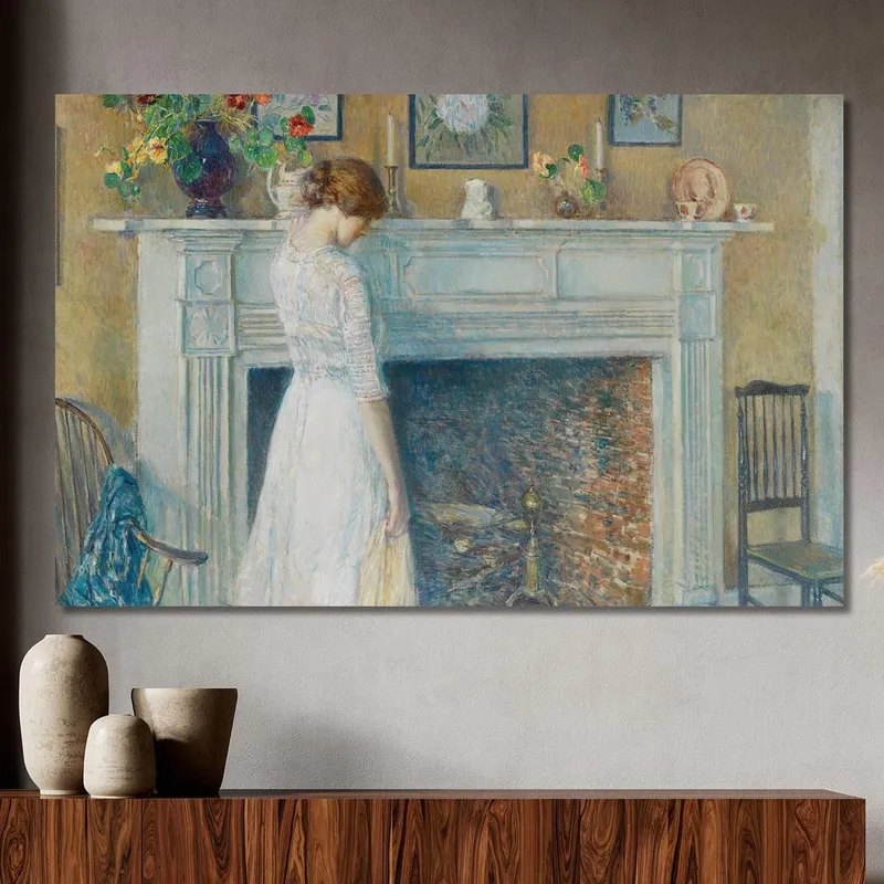 En La Casa Vieja Childe Hassam