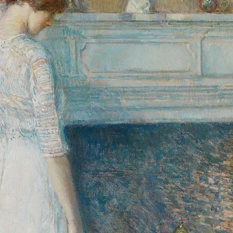 En La Casa Vieja Childe Hassam