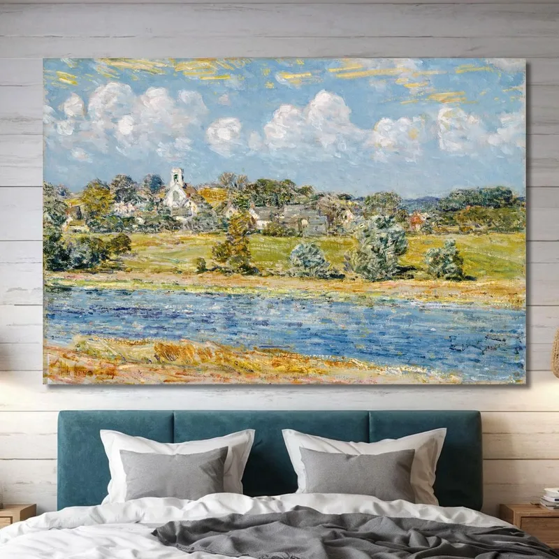Paysage À Newfields New Hampshire Childe Hassam