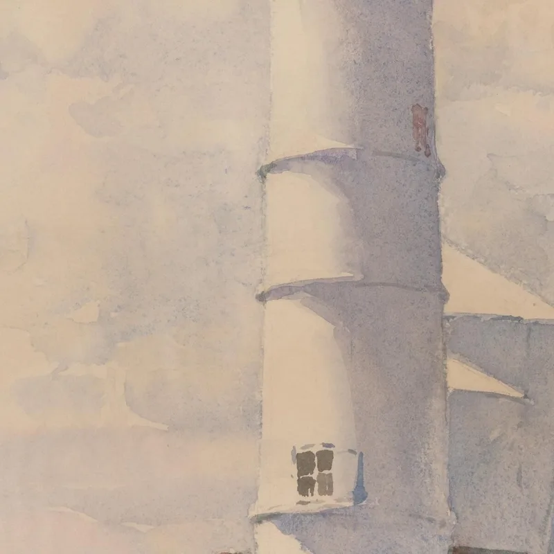 Faro De La Isla De Shoals Childe Hassam