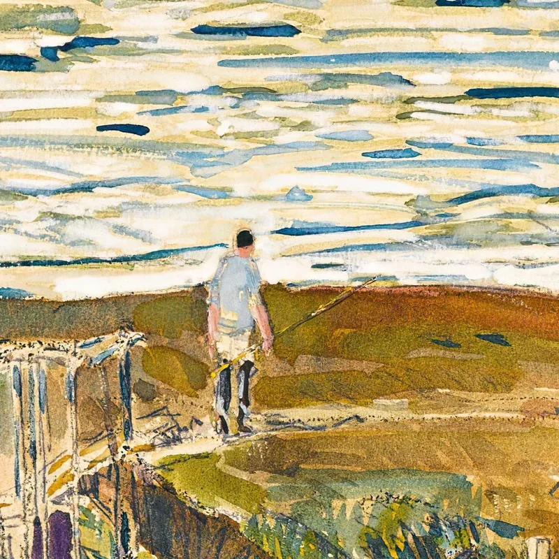 Montauk Fisherman Childe Hassam