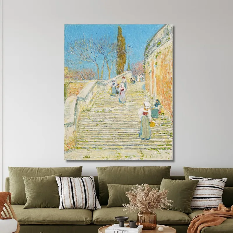 Plaza De España Roma  Childe Hassam