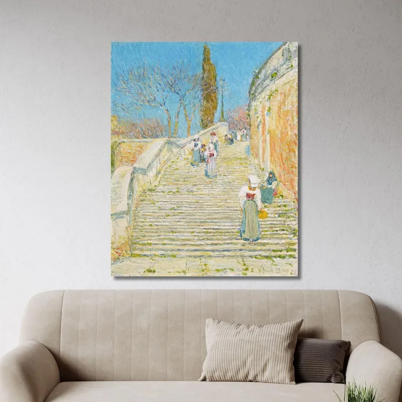 Plaza De España Roma  Childe Hassam