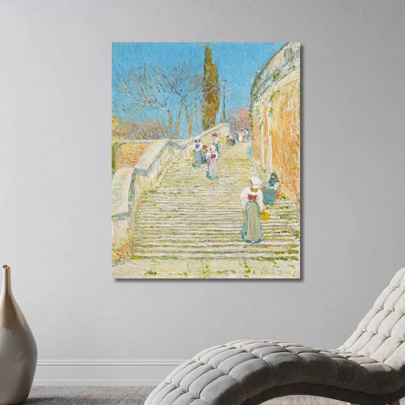 Plaza De España Roma  Childe Hassam
