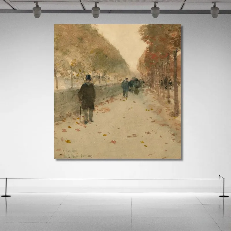 Quai Du Louvre Childe Hassam