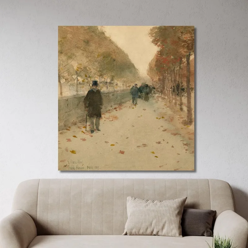 Quai Du Louvre Childe Hassam