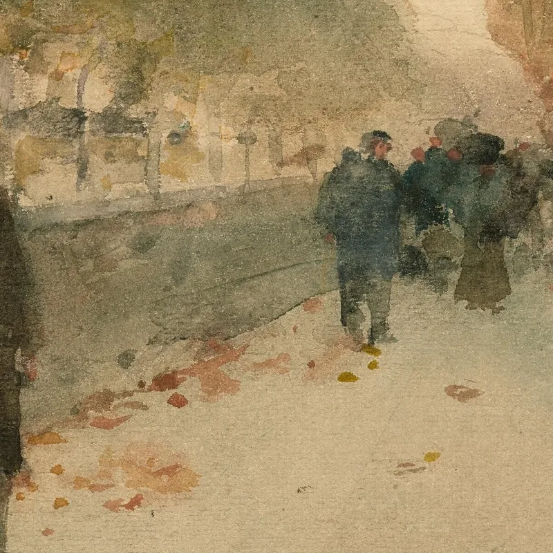 Quai Du Louvre Childe Hassam