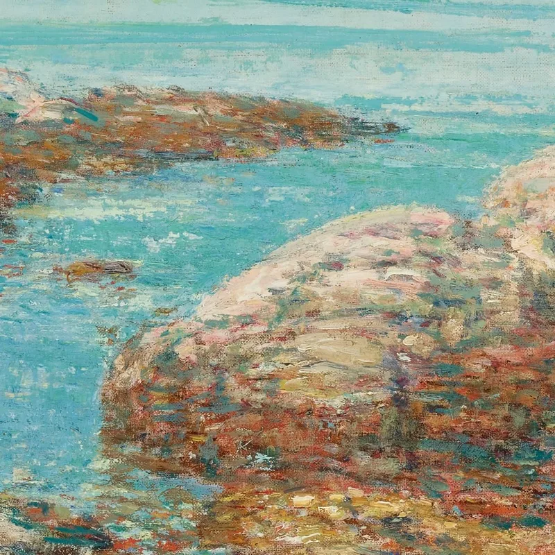 Rochers À Appledore Le Matin Childe Hassam