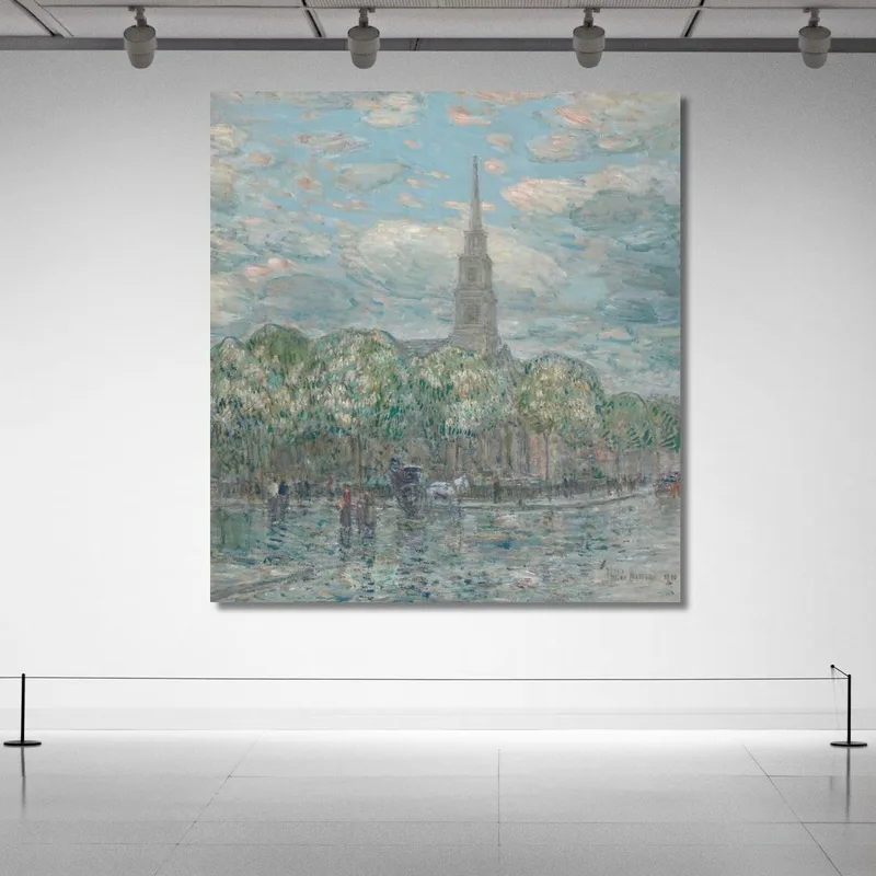St. Mark'S In The Bowery Childe Hassam