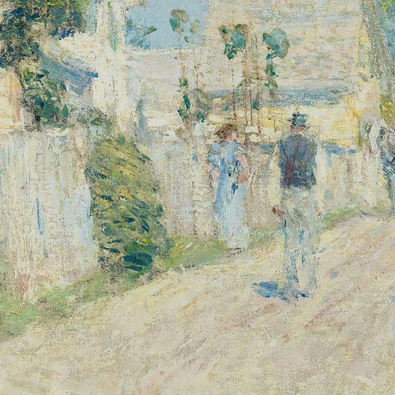 Straße In Gloucester Childe Hassam