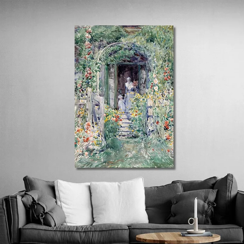 El Jardín En Su Gloria Childe Hassam