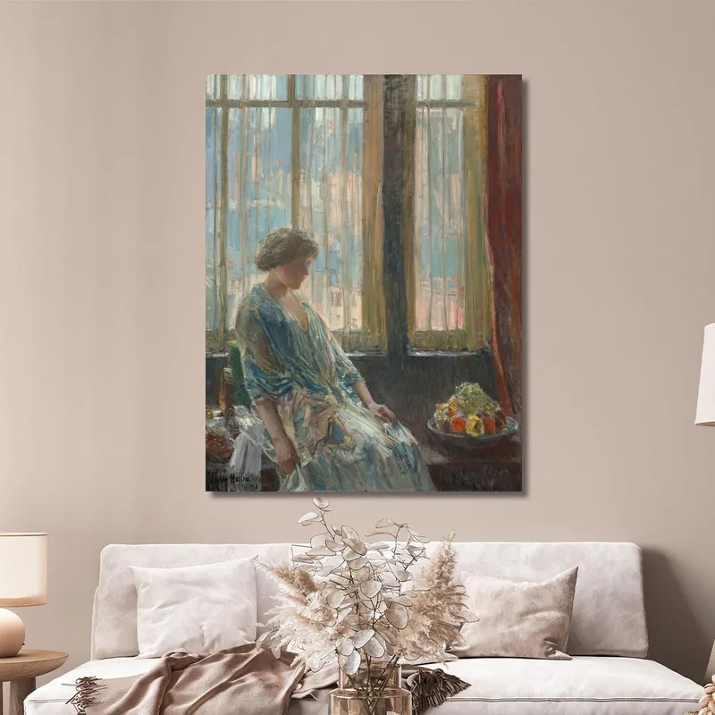 La Ventana De Nueva York Childe Hassam