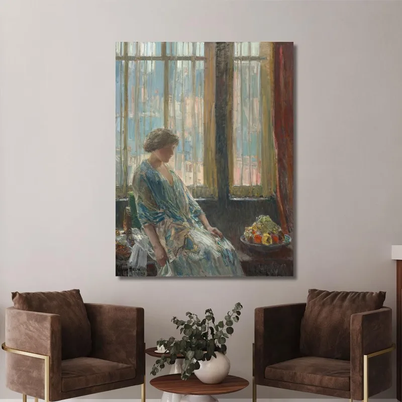 La Ventana De Nueva York Childe Hassam